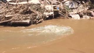 Untreated waste flowing into Nogales Wash